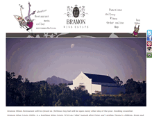 Tablet Screenshot of bramonwines.co.za